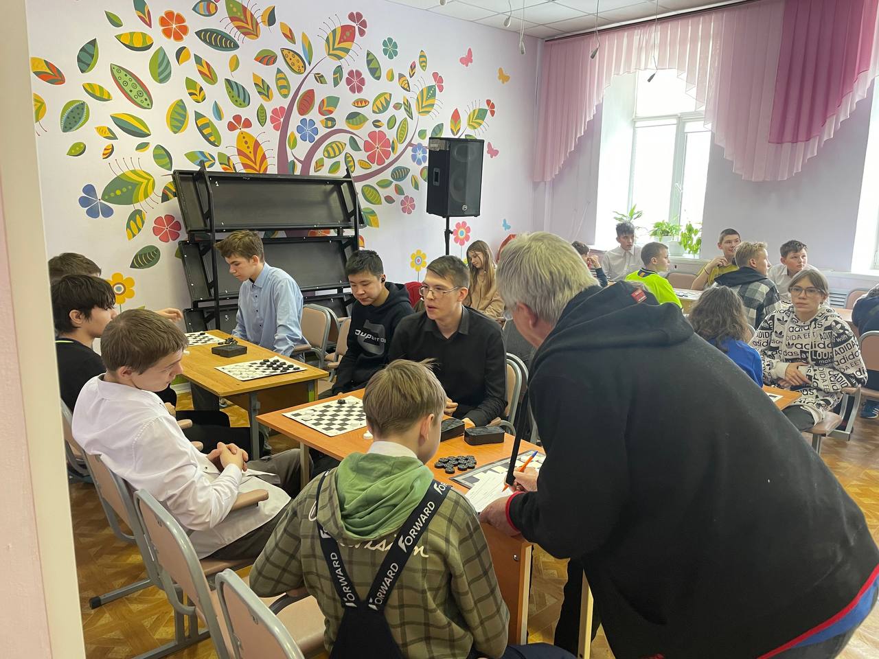 Областные соревнования по шашкам.