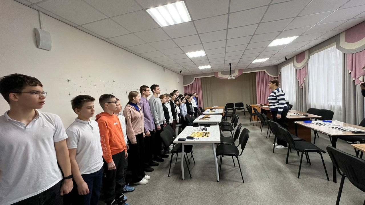 Шашечный турнир.