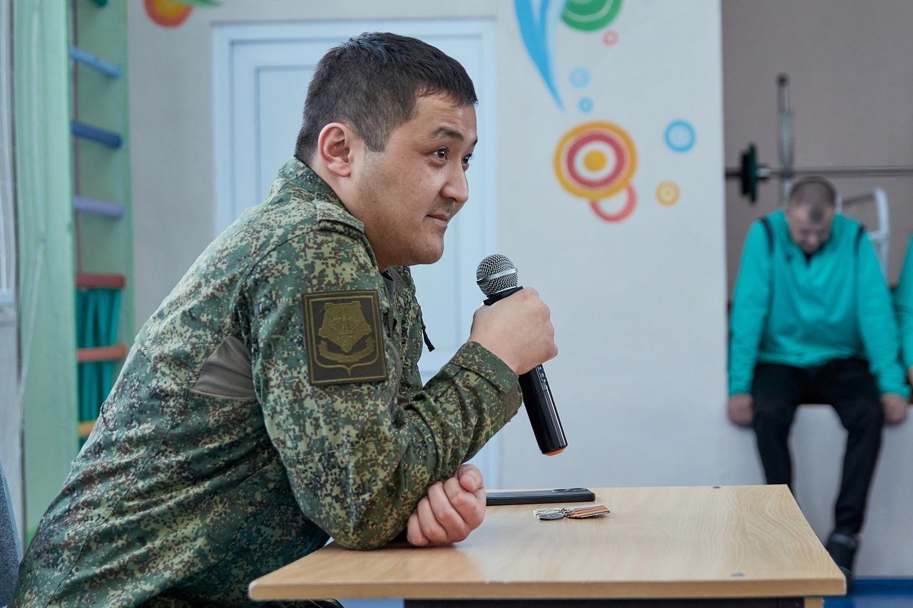 УРОК-МУЖЕСТВА с участником СВО.